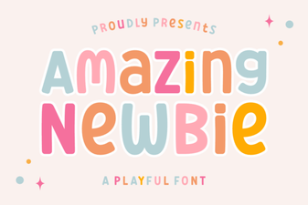 Amazing Newbie Font for Creative Design Projects
