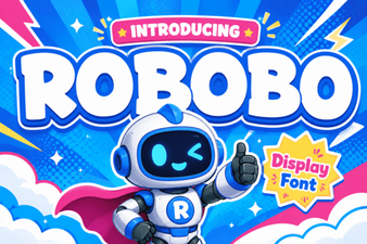 Discover Robobo Font: a Bold Modern Typeface for Creative Projects