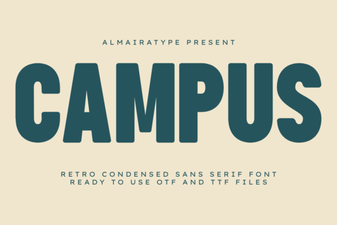 Campus Font - Free Sans Serif Typeface for Modern Design