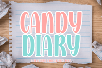 Candy Diary Font: Sweet Script for Creative Projects