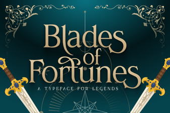 Blades of Fortunes: a Distinctive Fantasy Font