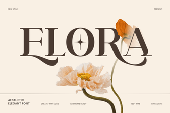 Elora Font: Elegant Typefaces for Modern Creative Projects