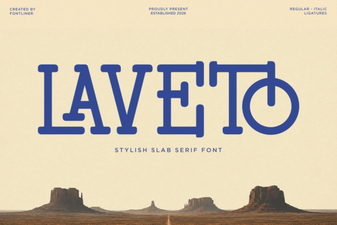 Laveto Font: Clean Modern Typography for Creative Projects